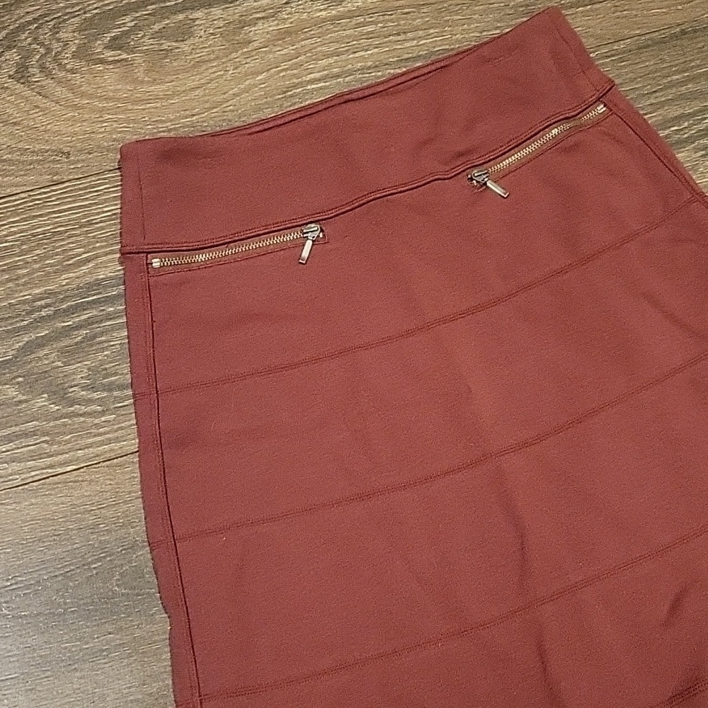 ❤️ NWOT! ATHLETA HIGH WAIST STRATA PONTE KNIT A-LINE SKIRT, XXS - Picture 4 of 7